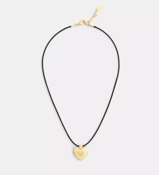 Signature Heart Cord Pendant Necklace